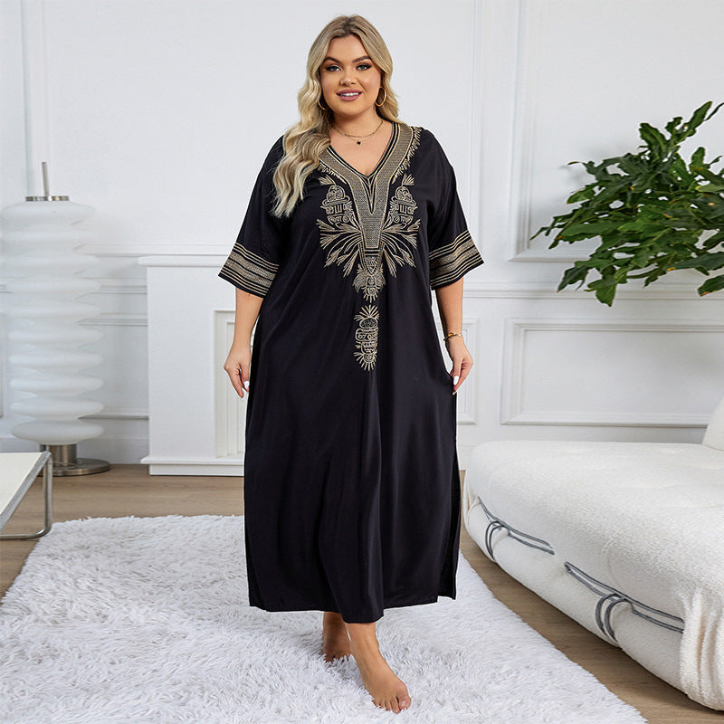 Vacation Robe Vacation Beach Coat Maxi Dress Bikini Cover Up Blouse