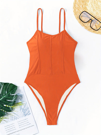 Jumpsuit Open Back Swimsuit Hollow Out Cutout out Jumpsuit Swimsuit Split Bikini