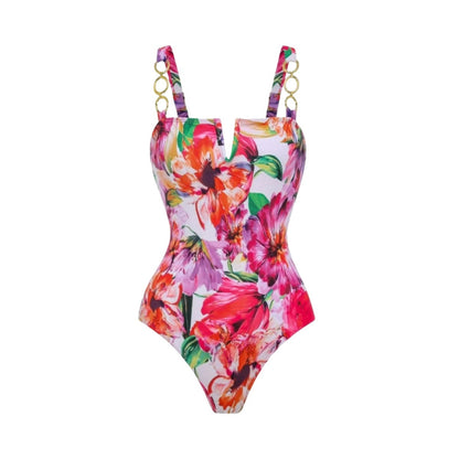 Swimsuit Floral Holiday Atmosphere One Piece Swimsuit Women