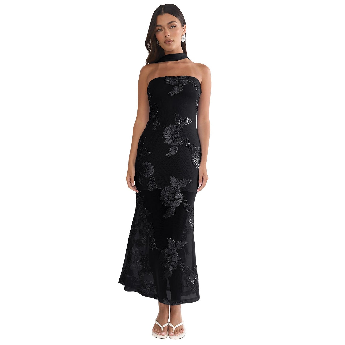 Women Wear Summer Elegant Sexy Slim Fit Backless Dress