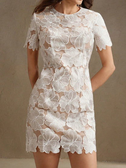 Women Clothing Summer Embroidered Dress