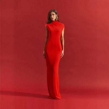 Dress Slim Fit Maxi Dress Wedding Cocktail Annual Meeting Hosting Ceremony Dress High End Vietnamese Niche