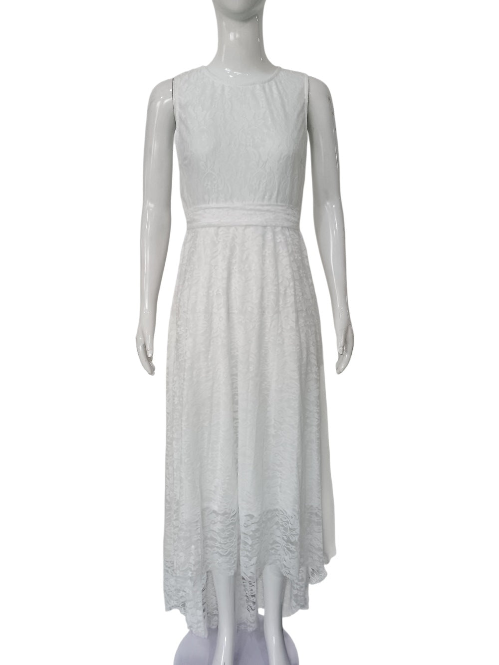 Dress Sexy Lace Stitching Front Short Back Long Party Dress for Women
