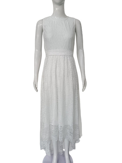 Dress Sexy Lace Stitching Front Short Back Long Party Dress for Women