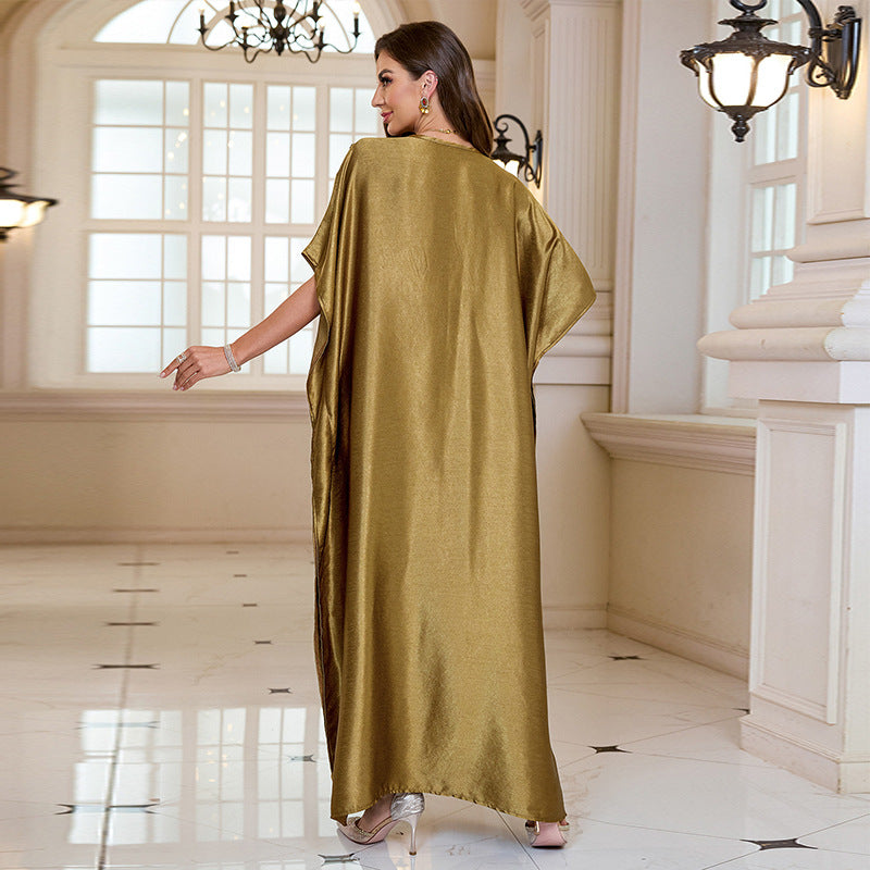 Vacation Beach Coat Dress Loose Maxi Dress Seaside Swimwear Outerwear Cover up Sun Protection Shirt