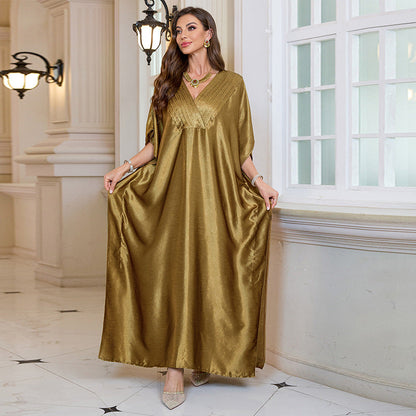 Vacation Beach Coat Dress Loose Maxi Dress Seaside Swimwear Outerwear Cover up Sun Protection Shirt