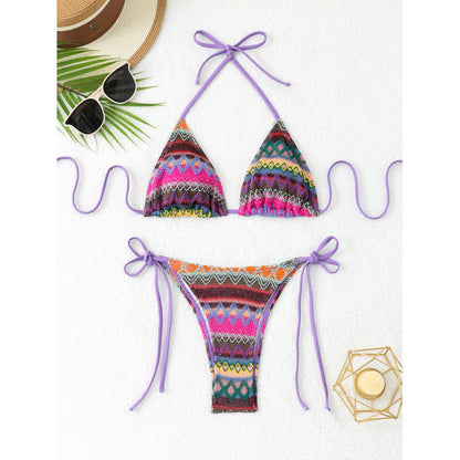Sexy Three Point Sexy Swimsuit Women Split Beach Bikini Swimsuit