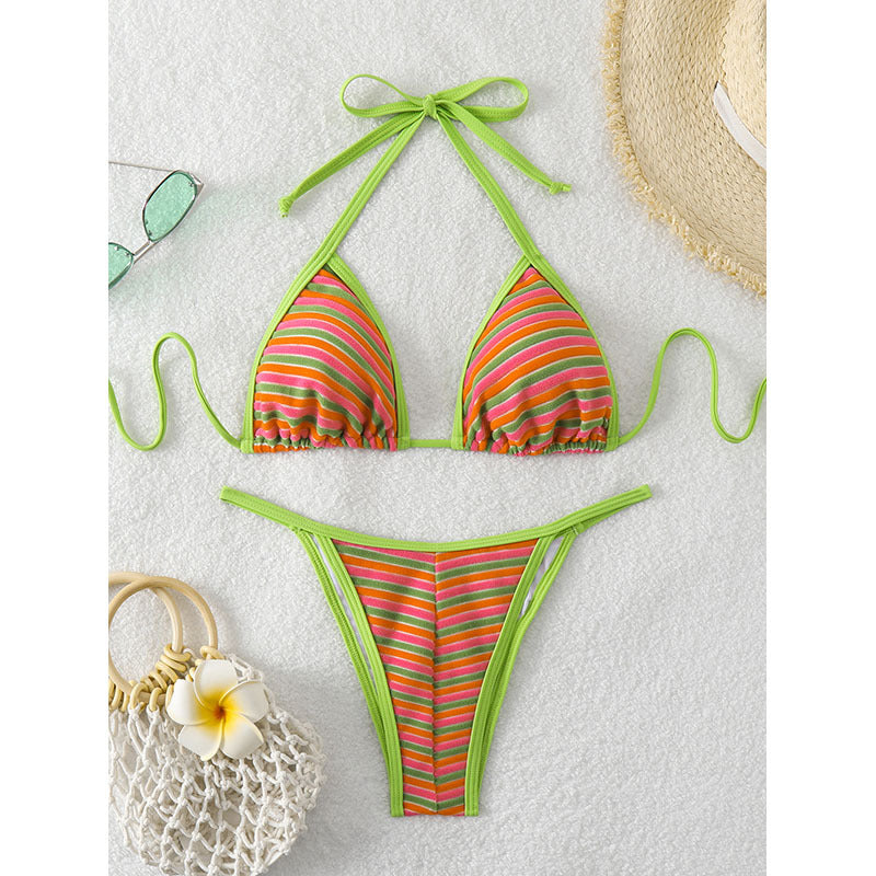 Bikini Lace up Swimsuit Women Spring Sexy Bikini Beach Swimsuit