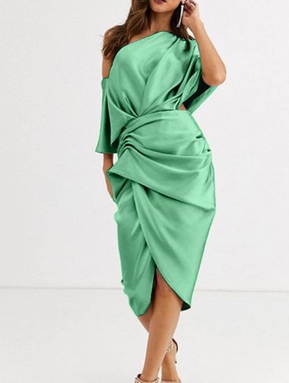 Spring Summer Women Clothing Sexy Loose Regular Dress