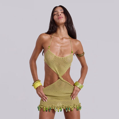 Solid Color Casual Comfortable Beach Swimsuit Beach Blouse