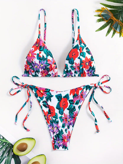 Vintage Floral Bikini Exclusive Swimsuit