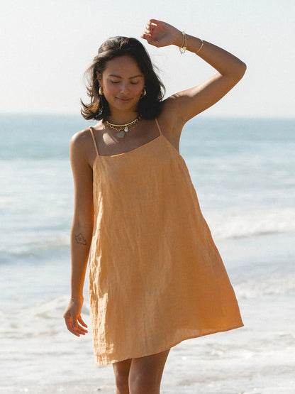 Strap Dress Summer Office Casual Lazy Strap Short Dress