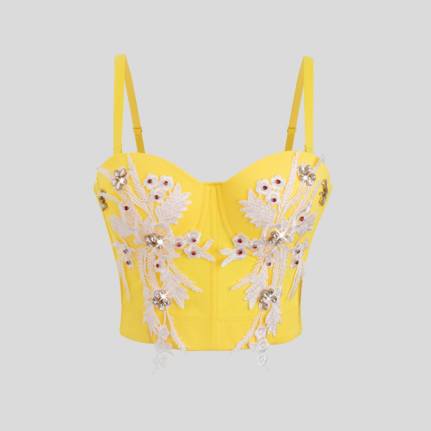 Luxury Diamond Floral Sexy Sexy High Sense Design Corselette