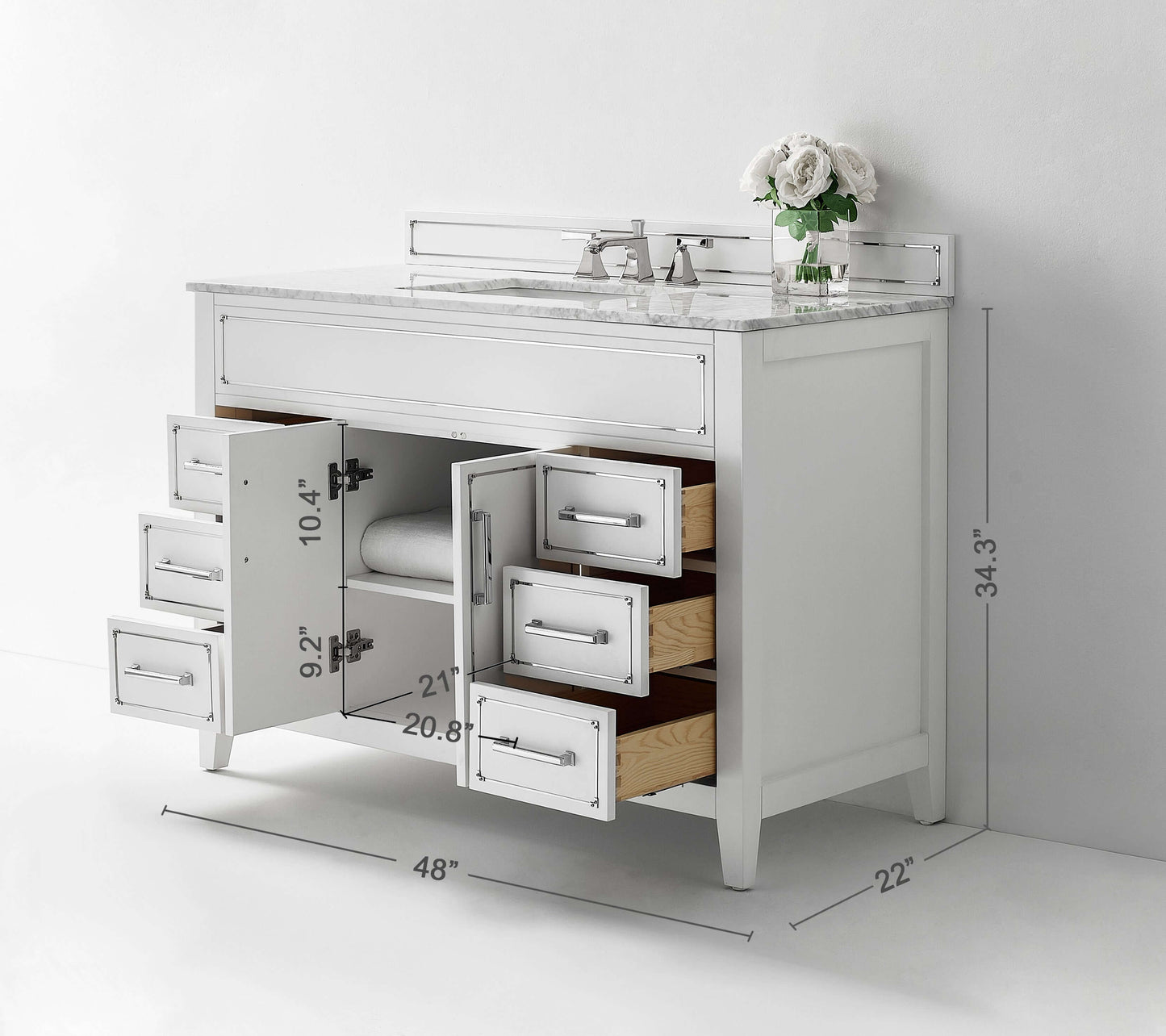 Aspen 48" Bath Vanity Set