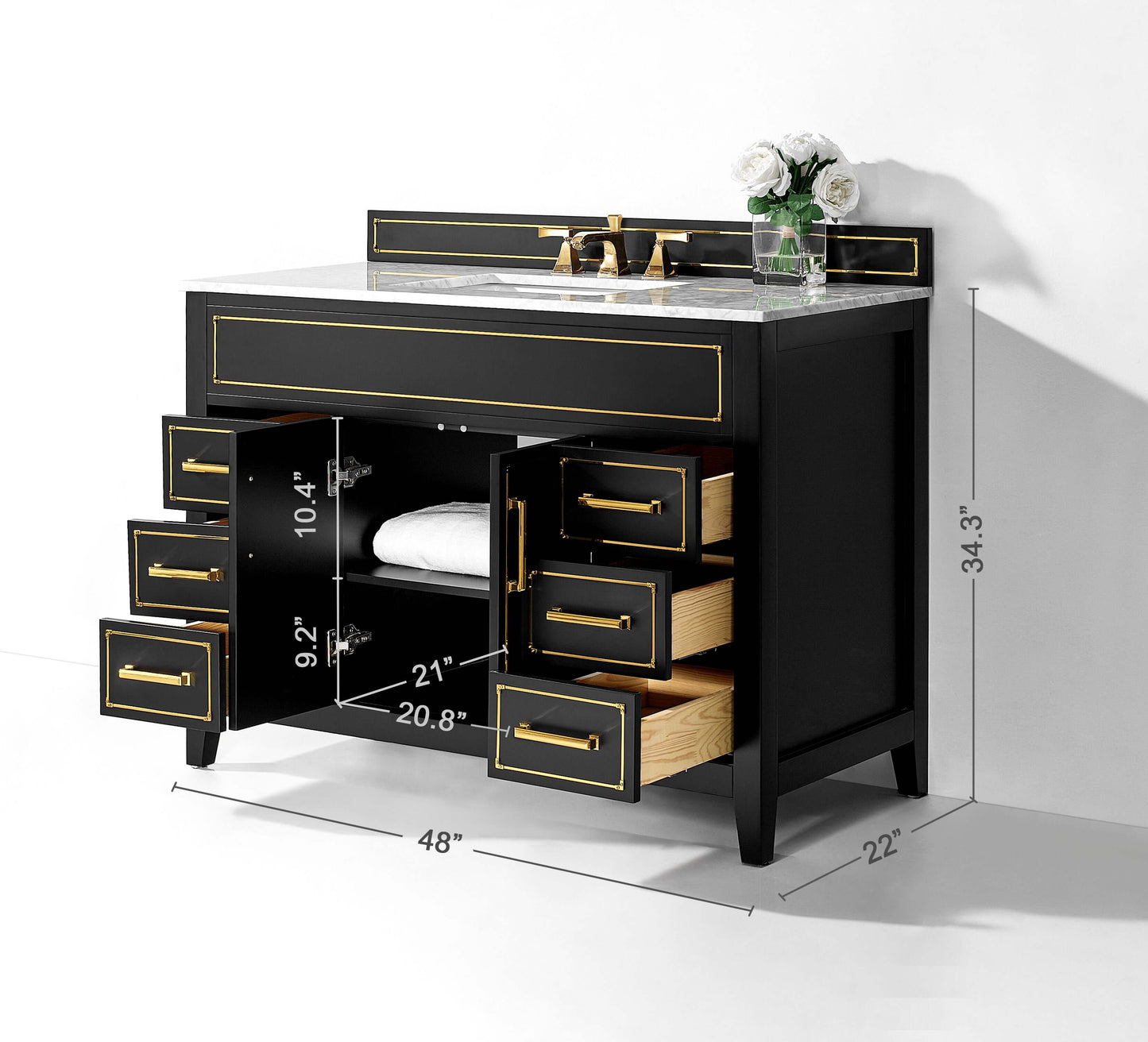 Aspen 48" Bath Vanity Set