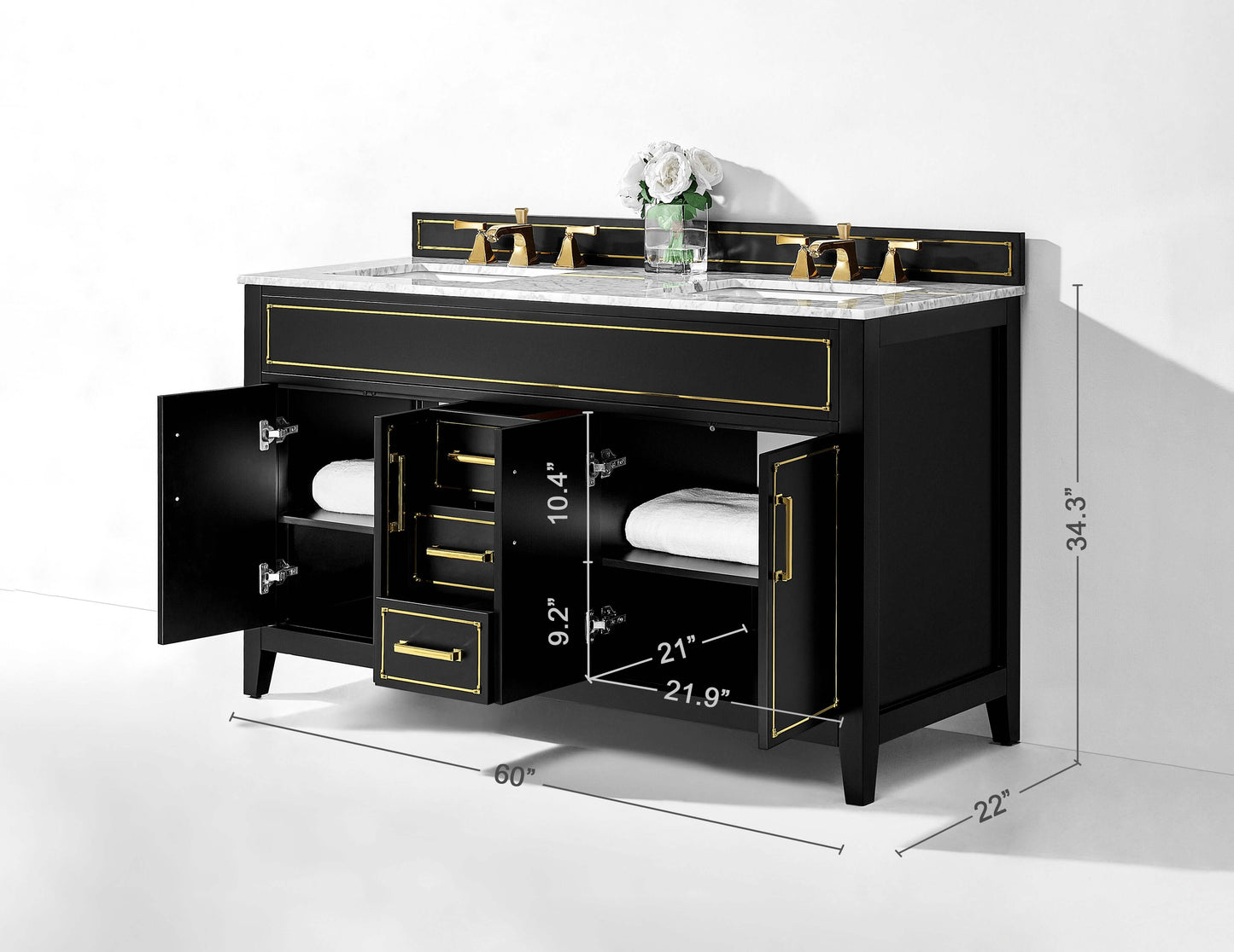 Aspen 60" Bath Vanity Set