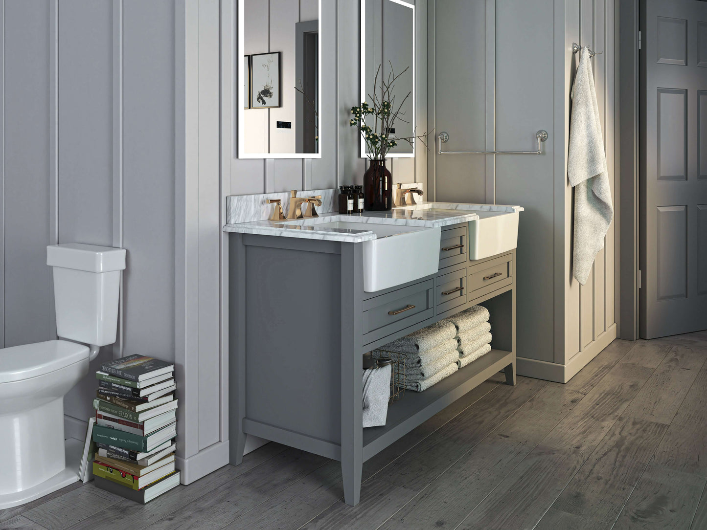 Hayley 60" Bath Vanity Set