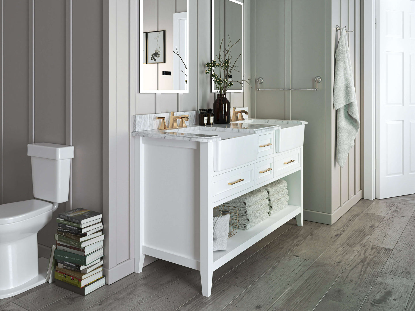 Hayley 60" Bath Vanity Set