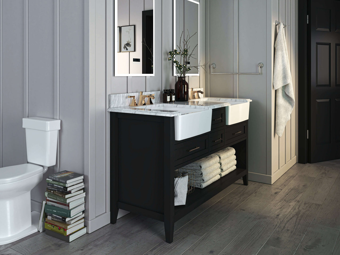Hayley 60" Bath Vanity Set