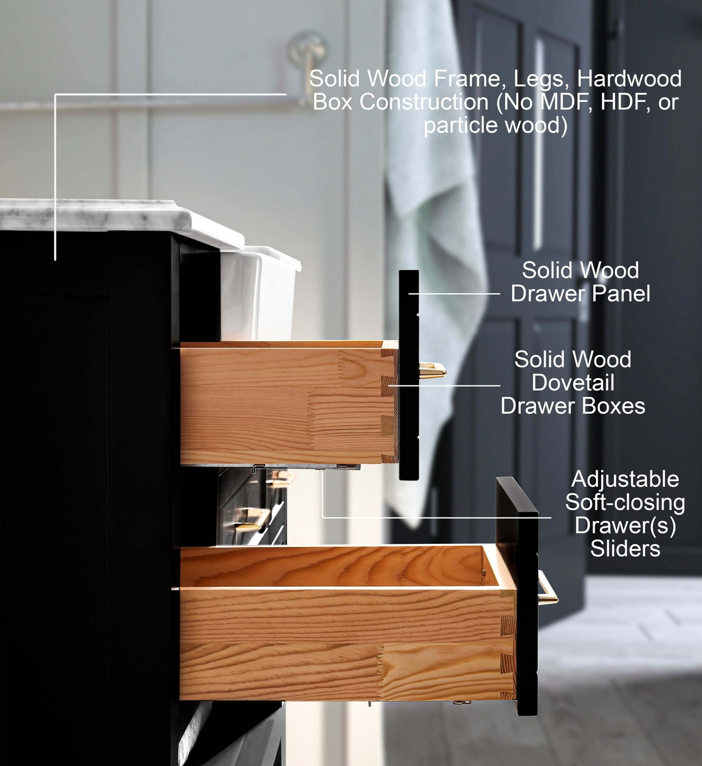 Hayley 48" Bath Vanity Set