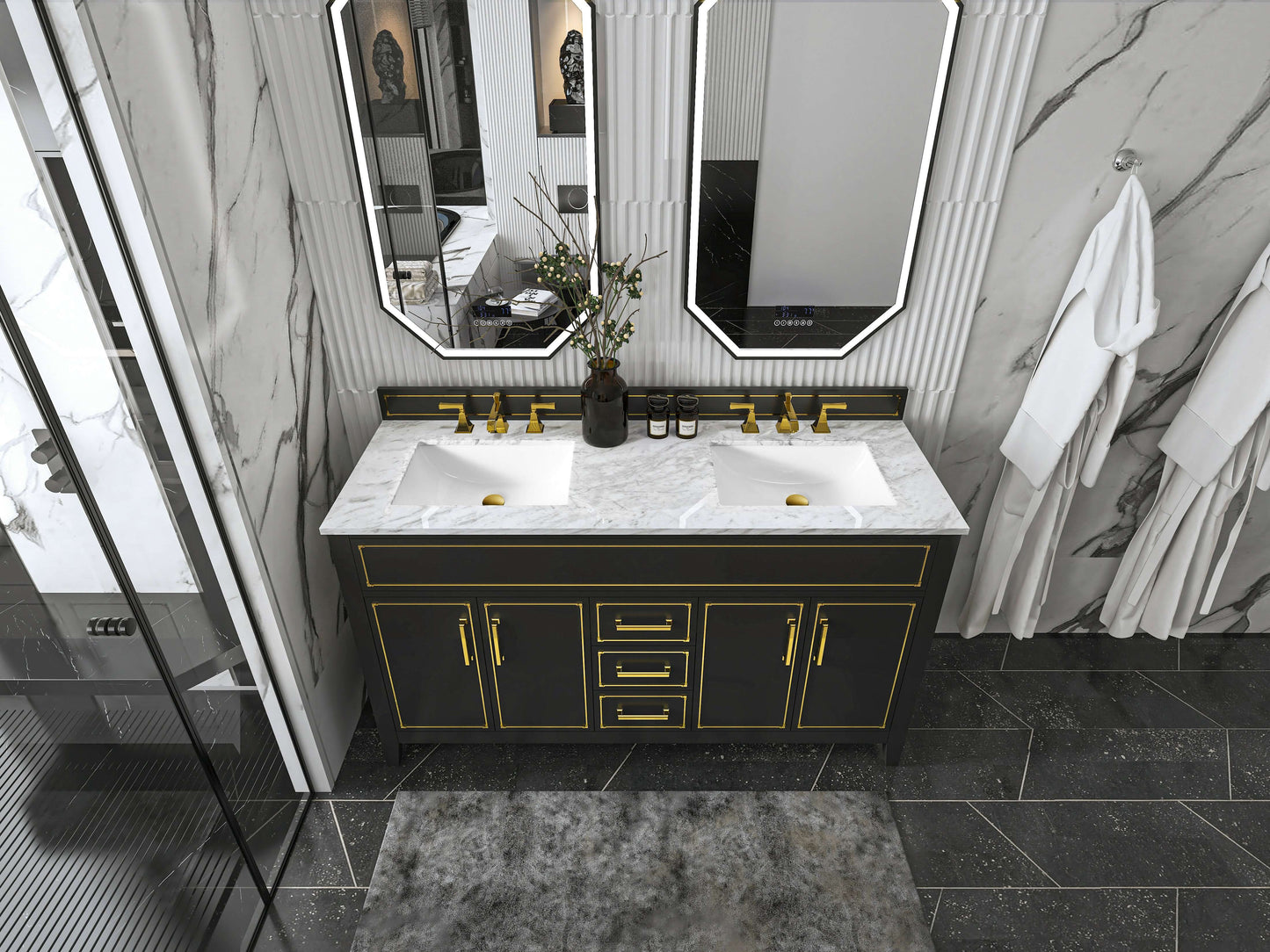Aspen 60" Bath Vanity Set