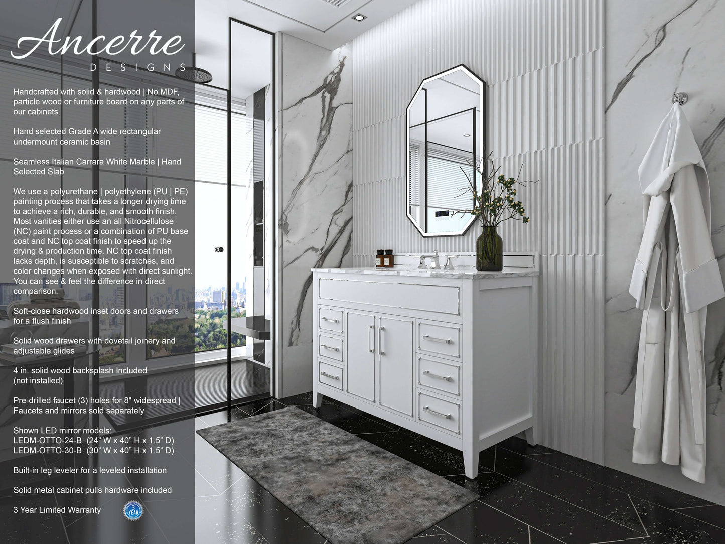 Aspen 48" Bath Vanity Set