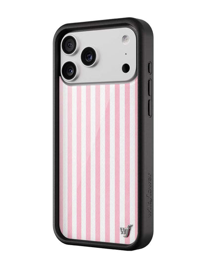 Pink Stripes iPhone Case