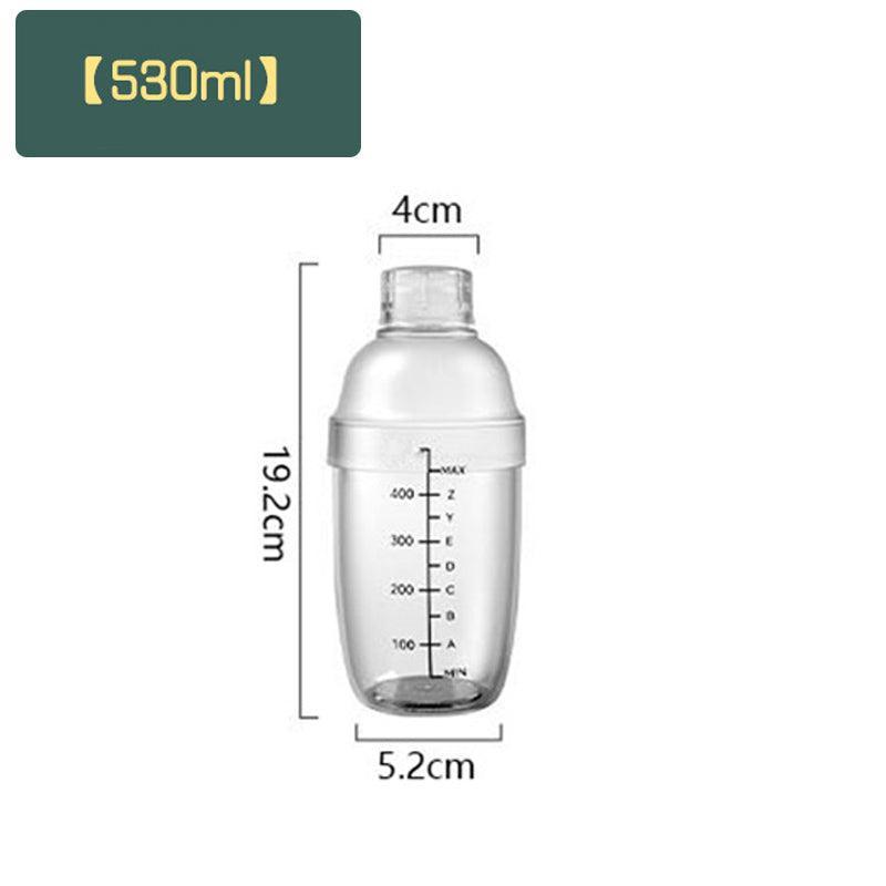 Cocktail Shaker Drink Mixer Food Grade Plastic Ergonomic Design Modern Home Bar Accessory Everyday Bartending Appliance