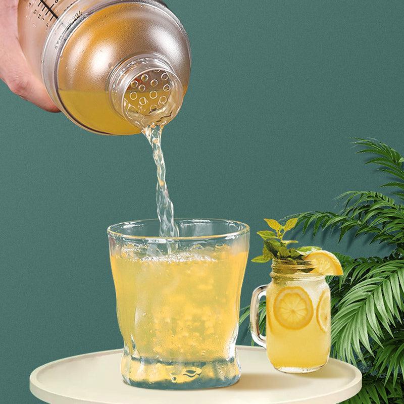 Cocktail Shaker Drink Mixer Food Grade Plastic Ergonomic Design Modern Home Bar Accessory Everyday Bartending Appliance