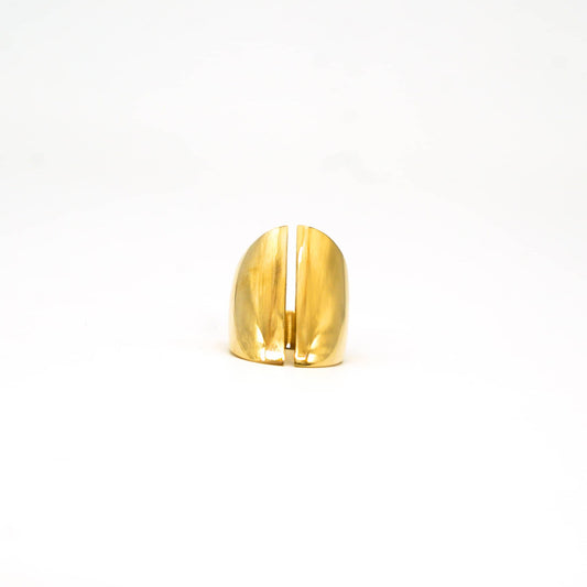 Wide Split Cuff Statement Ring | Pole