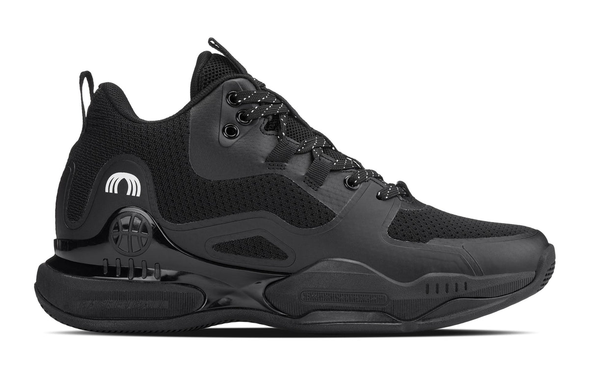 CALTO - Q393 - 3 Inches Taller (Black) - Basketball High-Top Sneakers