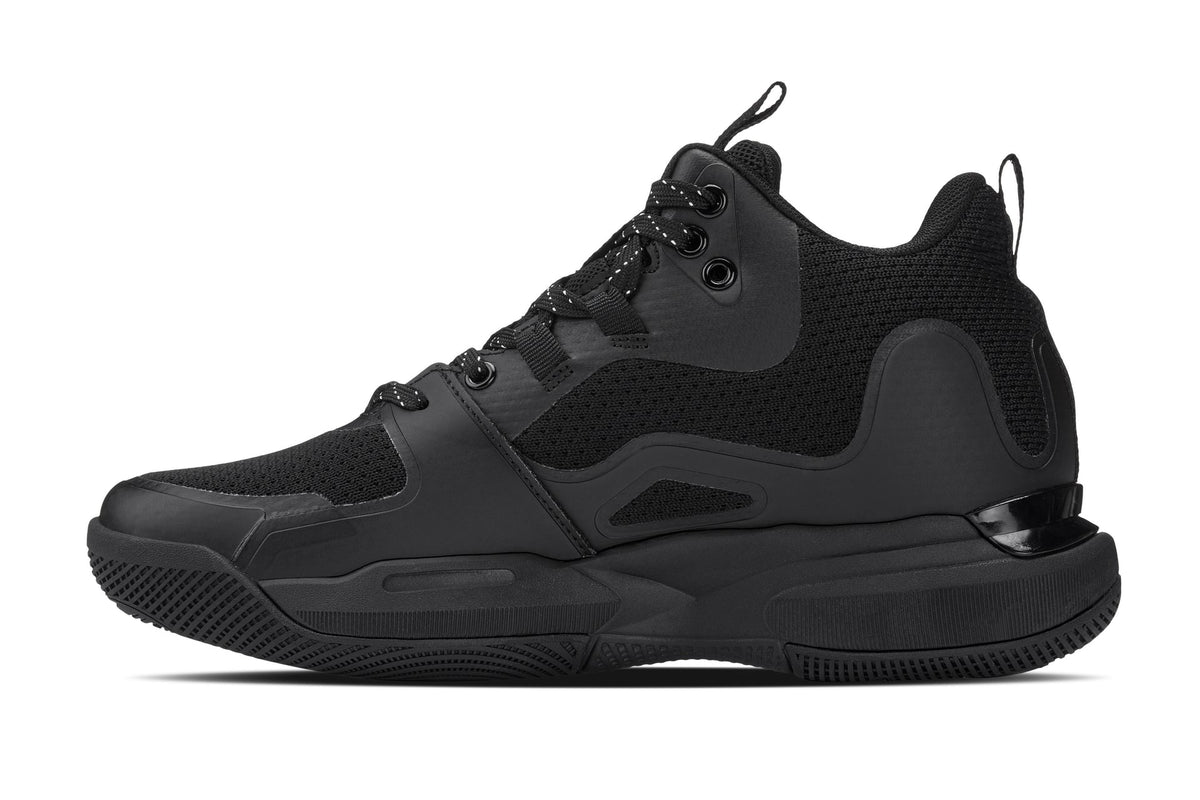 CALTO - Q393 - 3 Inches Taller (Black) - Basketball High-Top Sneakers