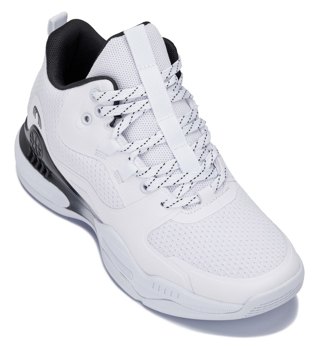 CALTO - Q394 - 3 Inches Taller (White/Black) - Basketball High-Top Sneakers