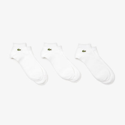 Lacoste Men's SPORT 3-Pack Low Cut Socks