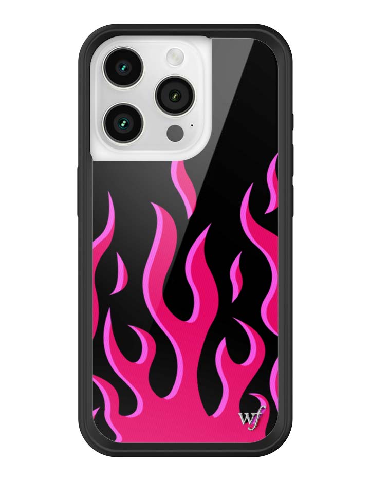 Flames | Black & Red iPhone Case