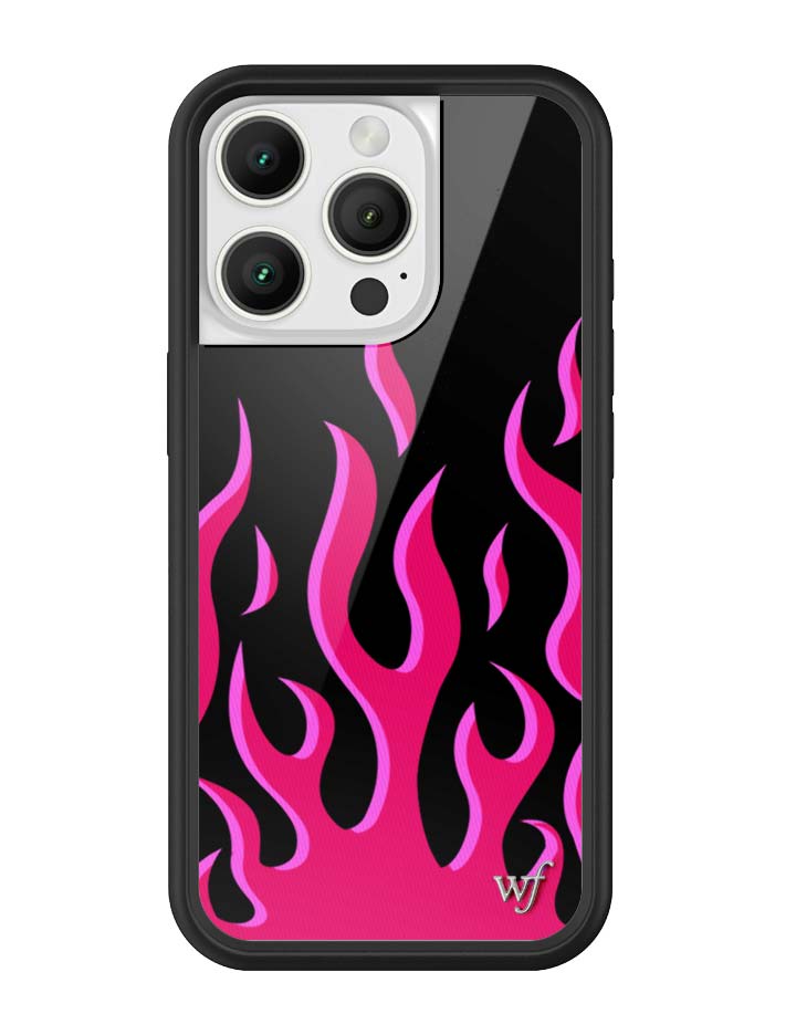 Flames | Black & Red iPhone Case