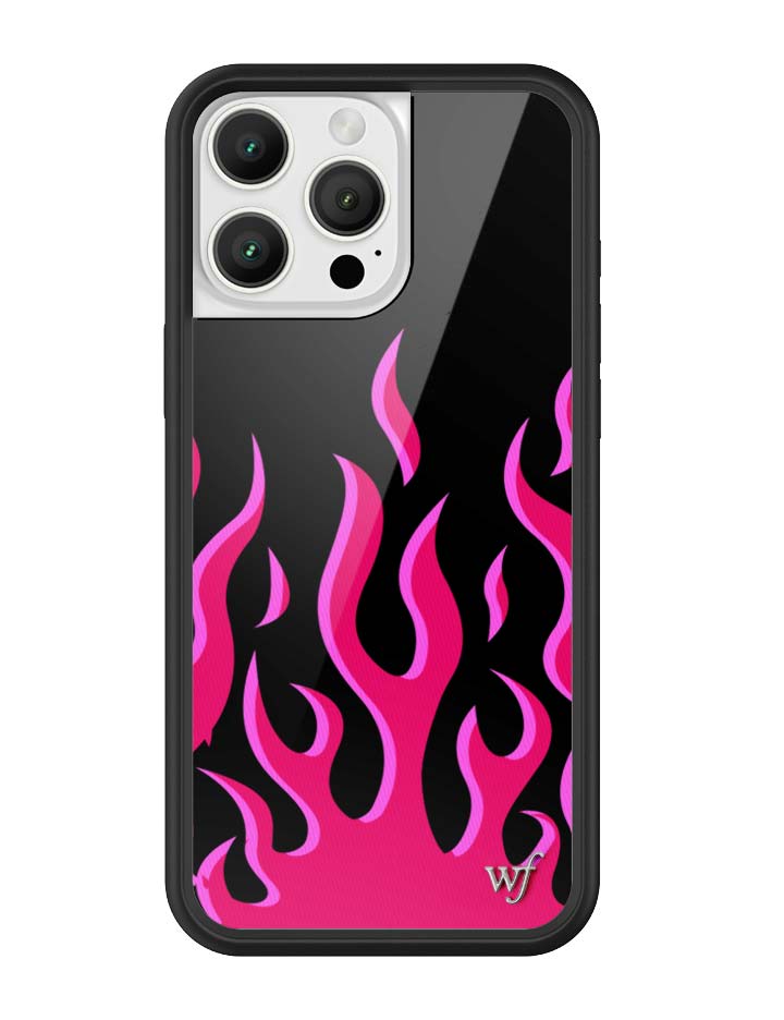 Flames | Black & Red iPhone Case
