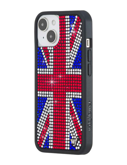 Rhinestone Union Jack iPhone Case