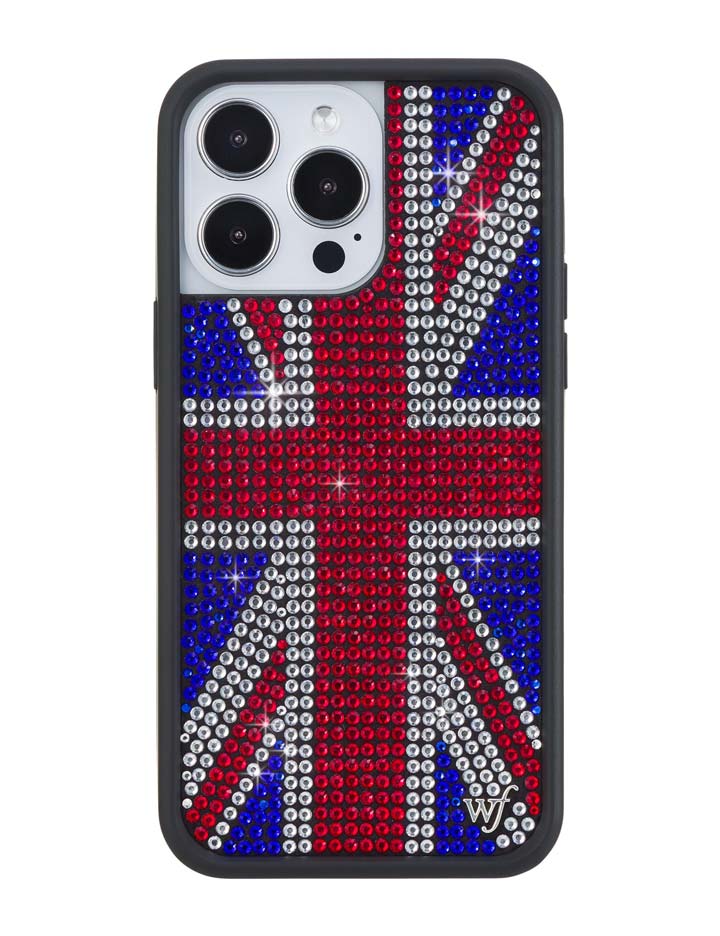 Rhinestone Union Jack iPhone Case