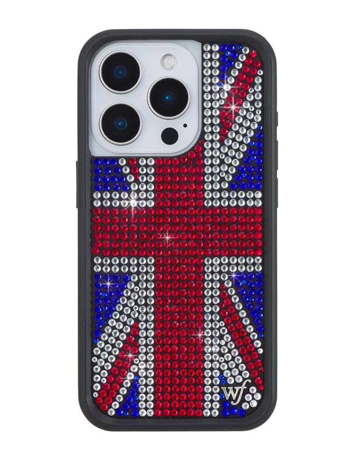 Rhinestone Union Jack iPhone Case