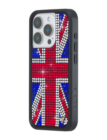Rhinestone Union Jack iPhone Case