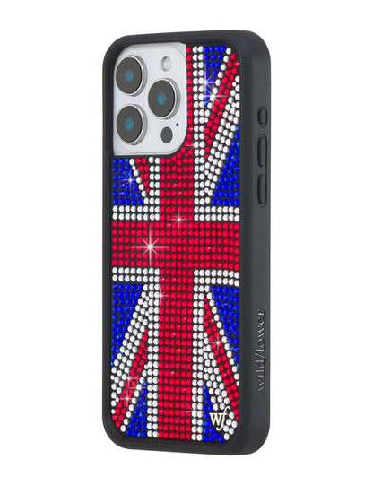 Rhinestone Union Jack iPhone Case