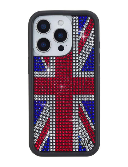 Rhinestone Union Jack iPhone Case