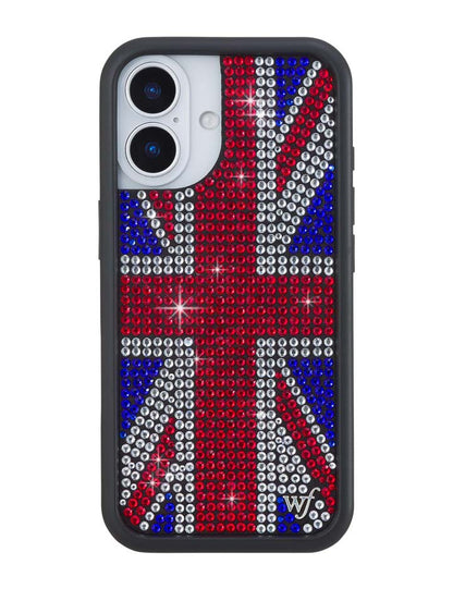 Rhinestone Union Jack iPhone Case
