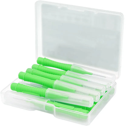 Oral Care Push-Pull Interdental Brushes Orthodontic Wire Toothbrush Imported Caliber 0.4-1.0mm 10pcs/box Brushes