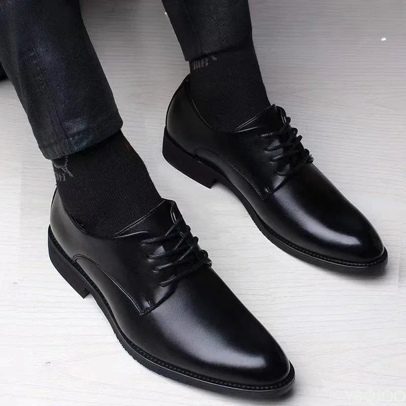 2026 new Fashionable versatile Men Shoes Heightening Shoes Spring  British Casual Business flats Casual comfortable Shoes