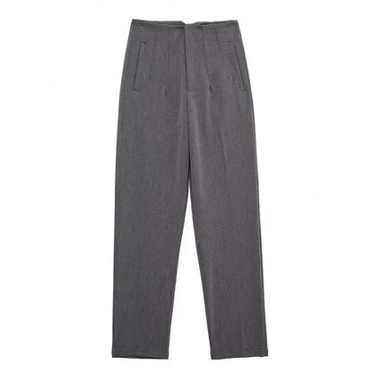 Women’s High Waist Slim Trousers