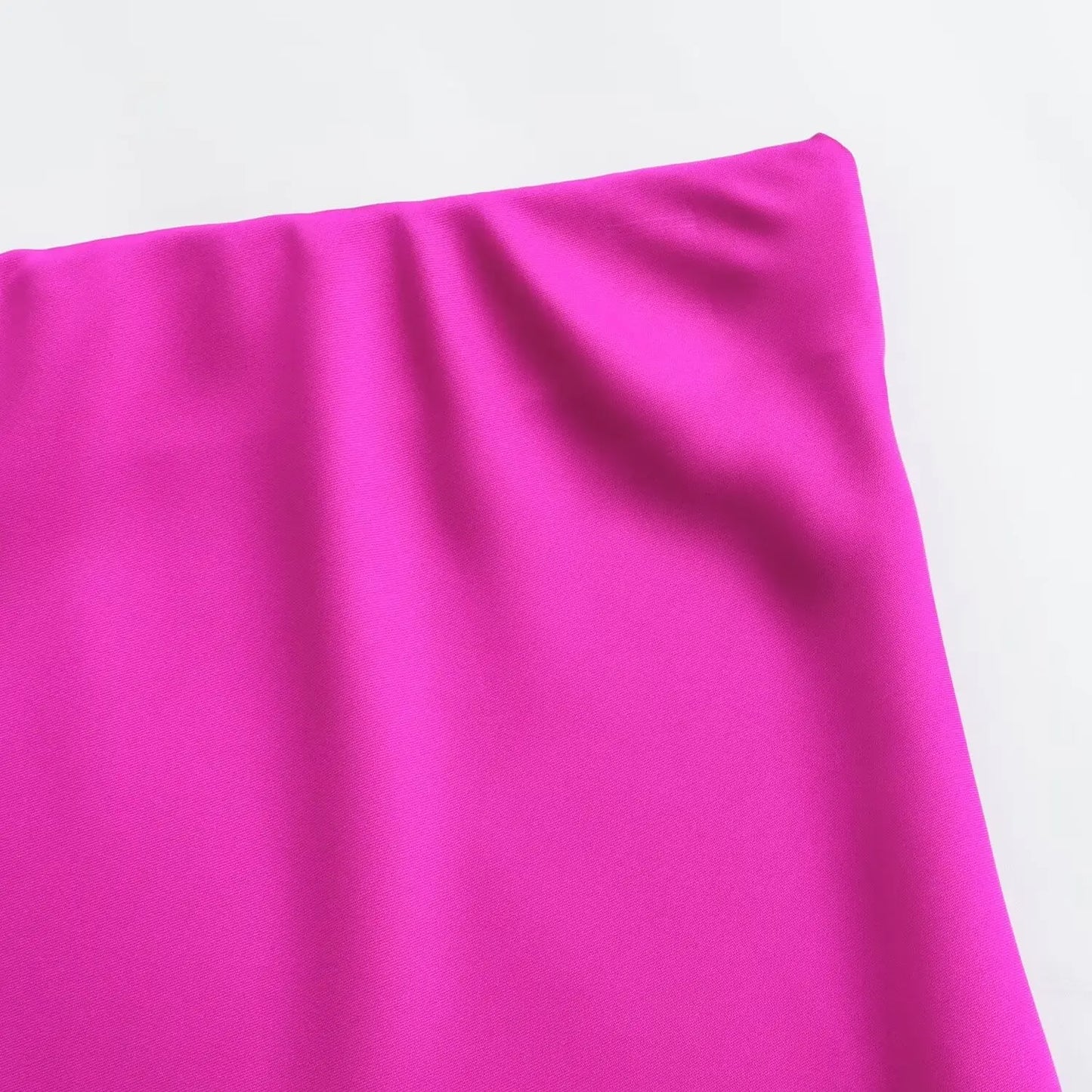 2026 New Women's European And American Style Fashion Silk Satin Texture High Waist Skirt Street Style Elegant Mid-length Skirt