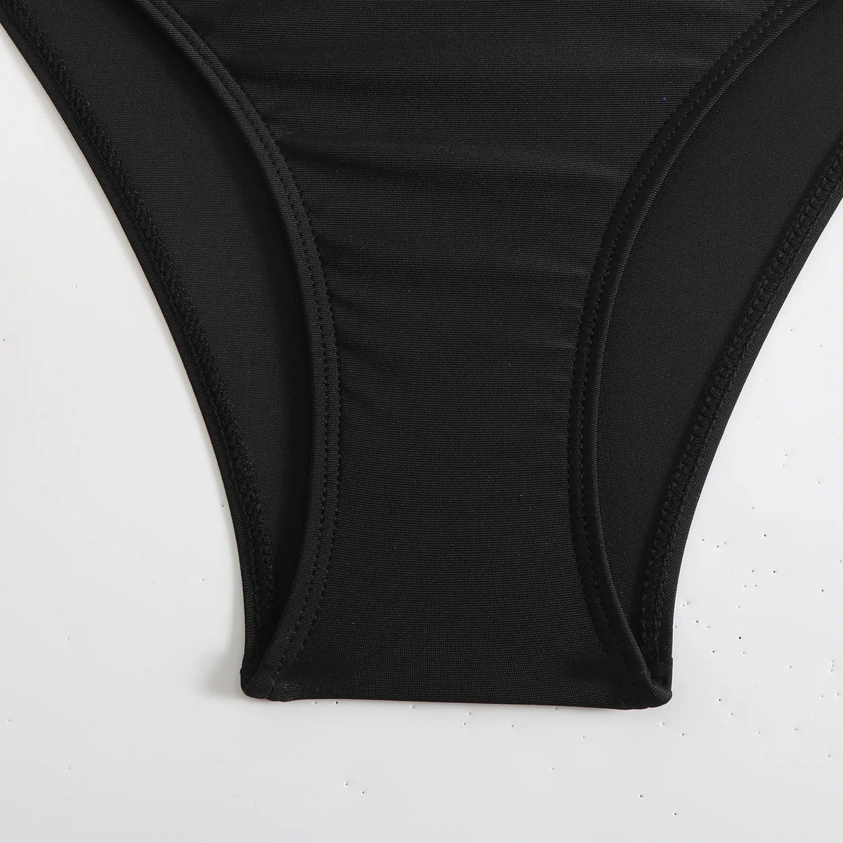 2025 New Brown Bodysuit One Piece Swimsuit Women Thong Swimwear Sexy Backless Bathing Suit Woman Monokini Beach Wear Black White