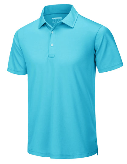 TACVASEN Summer Casual T-shirts Mens Short Sleeve Polo Shirts Button Down Work Shirts Quick Dry Tee Sports Fishing Golf Pullover